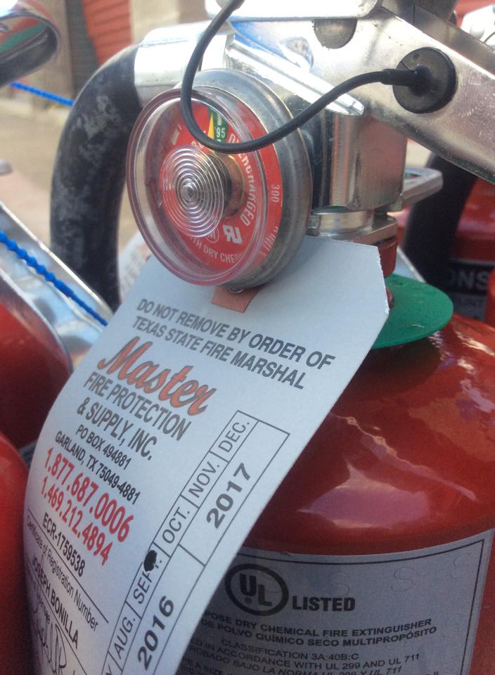 houston fire extinguishers inspection service